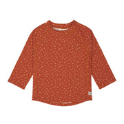 Lassig - Swimwear - Long Sleeve Rashguard - Speckles rust | 6 months