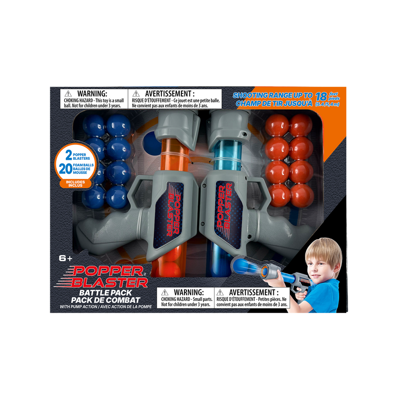 Popper Blaster - POPPER BLASTER 2 PACK w 20 BALLS