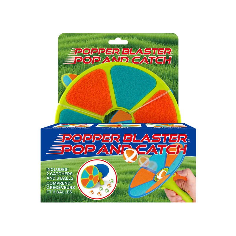 Popper Blaster - POPPER BLASTER POP AND CATCH GAME SET