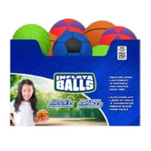 ALEX - POOF - INLFATABLE BALLS CDU ASST