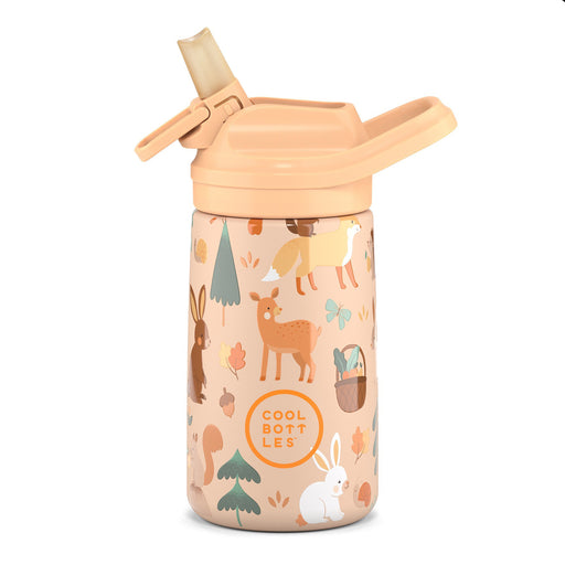 Cool Bottles - Kiddies 350ml - Habitat Series - Woodland Buddies