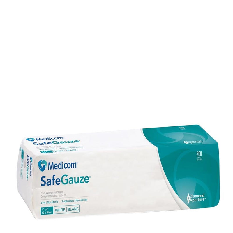AMD Medicom - Gauze Safegauze | 4 x 4 in (200-Pack)
