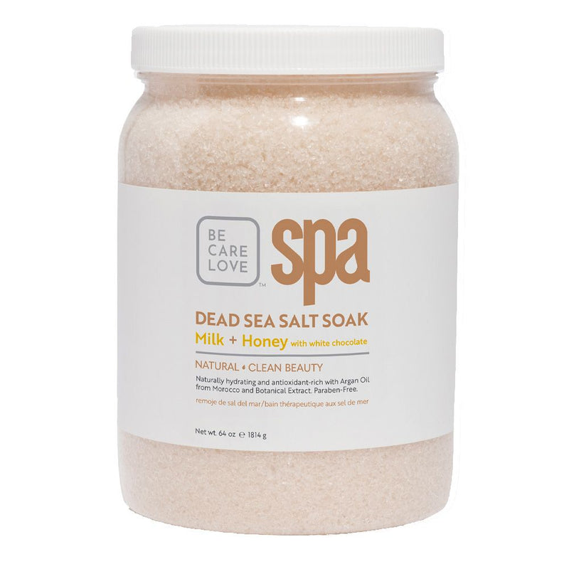 BCL Spa - Dead Sea Salt Soak Milk Honey + White Choco | 64 oz