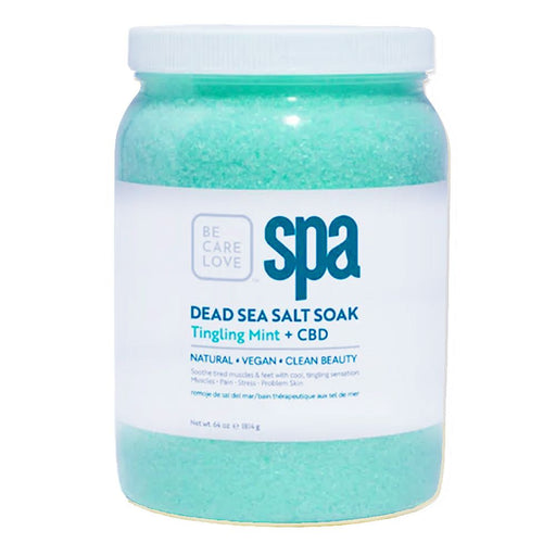 BCL Spa - Dead Sea Salt Soak Tingling Mint + CBD | 64 oz