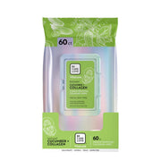 BCL Spa - Makeup Removing Cleansing Wipes Cucumber + Collagen (60-PACK)