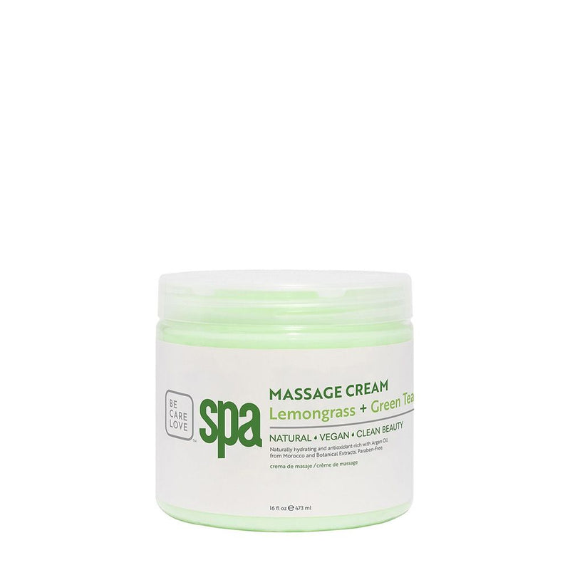 BCL Spa - Massage Cream Lemongrass + geen Tea | 16 oz