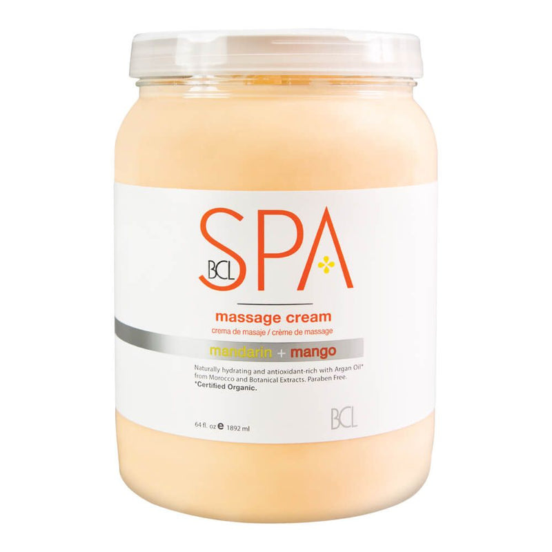 BCL Spa - Massage Cream Mandarin + Mango | 64 oz