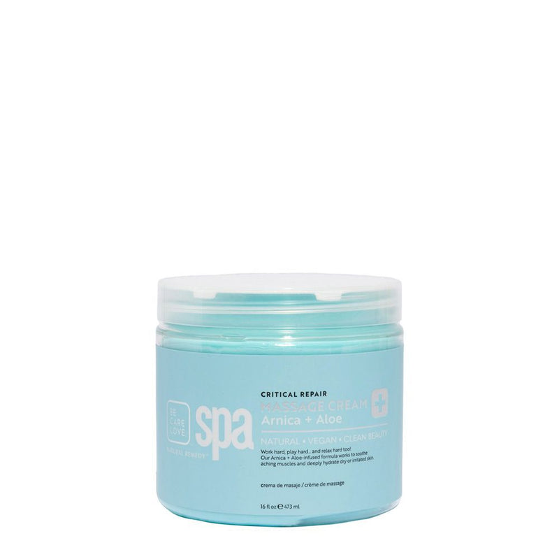 BCL Spa - Massage Cream Natural Remedy Arnica + Aloe | 16 oz
