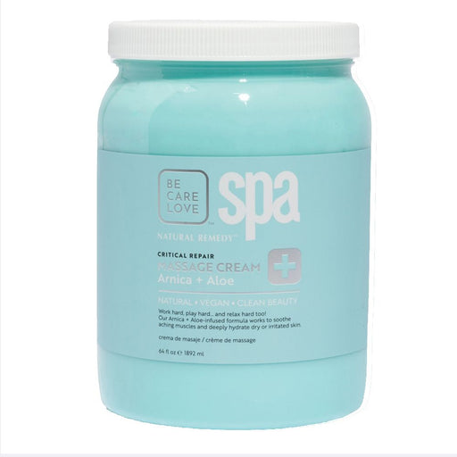 BCL Spa - Massage Cream Natural Remedy Arnica + Aloe | 64 oz