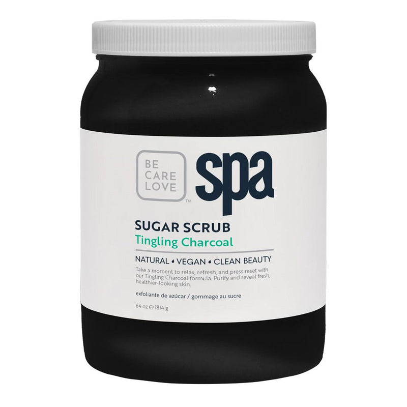 BCL Spa - Sugar Scrub Tingling Charcoal | 64 oz