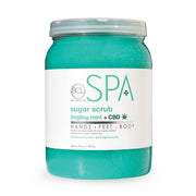BCL Spa - Sugar Scrub Tingling Mint + CBD | 64 oz