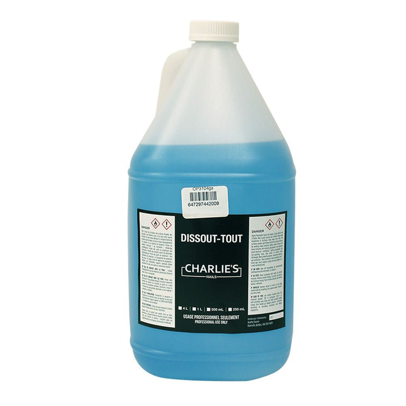 Charlie's - Nails Glue Remover (with Glycerin) | 4 L