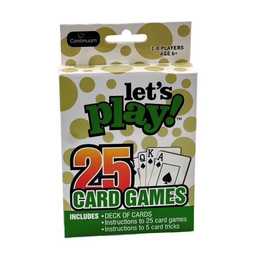 Continuum Games - Let's Play 25 Card Games