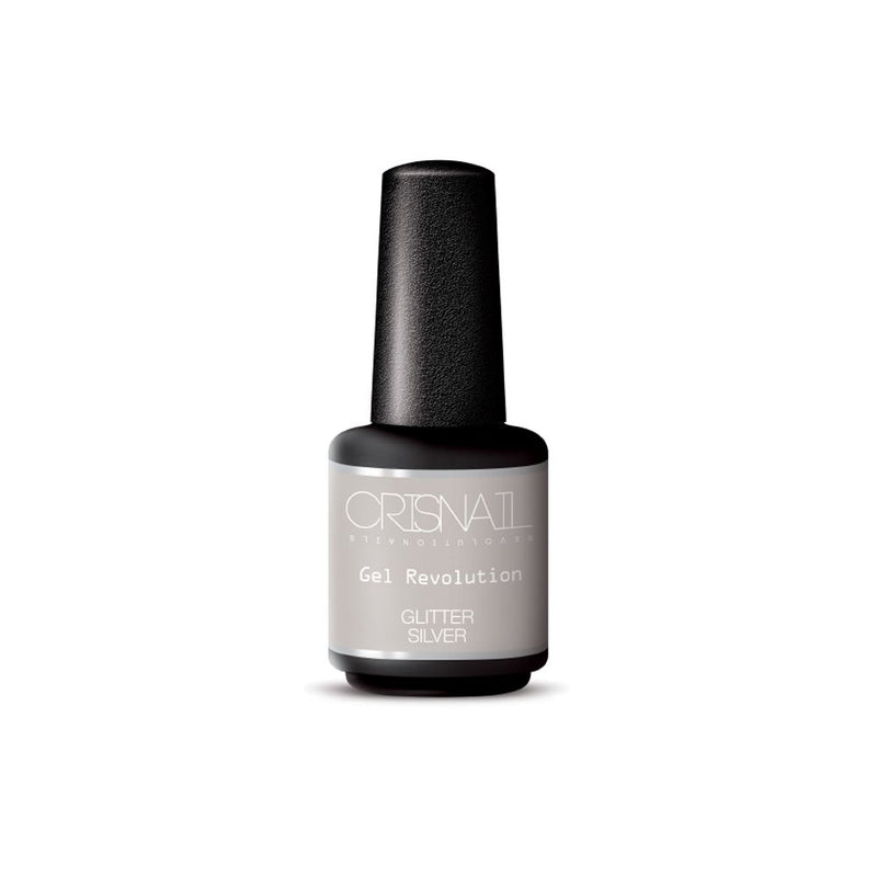 Crisnail - Gel Revolution 47 Glitter Silver | 15 mL