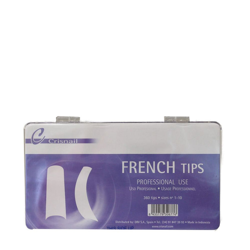 Crisnail - Tip French White Box Mixed (360-PACK)