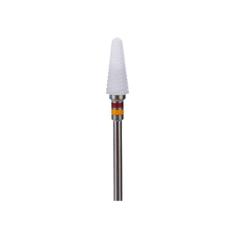 EEC - Ceramic Bur Rounded Cone Extra Gentle Red-Yellow