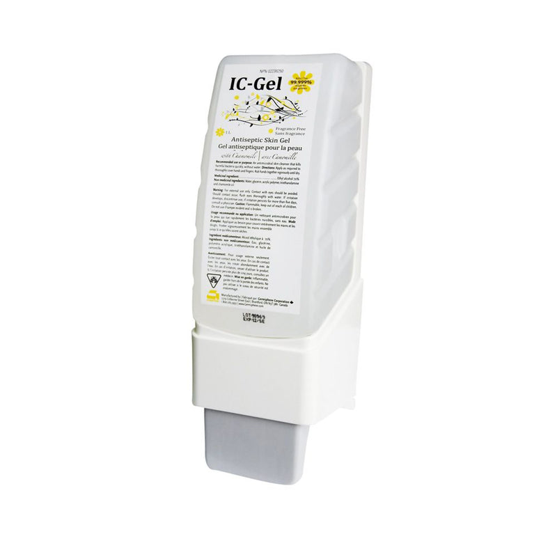 Germiphene - IC-Gel Chamomile Antiseptic Hand Gel Cartridge for Wall Dispenser | 1 L