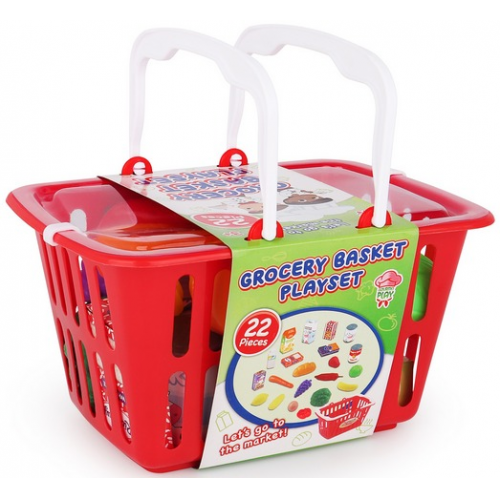 Lollipop - 21-Piece gocery Basket Playset