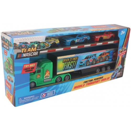 Lollipop - Nascar Friction Hauler with Racers
