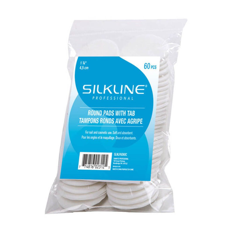 Silkline - Cotton Round Pad with Tab (60-PACK)