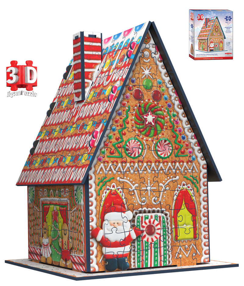 Eurographics - 3D Jigsaw Puzzle - Gingerbread House