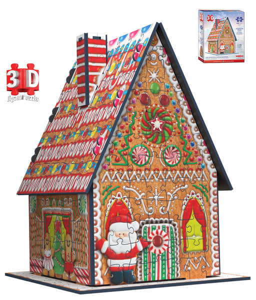Eurographics - 3D Jigsaw Puzzle - Gingerbread House