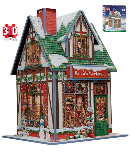 Eurographics - 3D Jigsaw Puzzle - Santa's Workshop