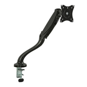 Mount-IT - Mount-It! Single Monitor Mount Desk Clamp Vesa Up to 26lbs Adjust Height up to 13 In Tilting Rotating Heavy Duty Steel Construction