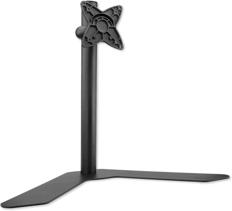 Mount-IT - Mount-It! Single Monitor Mount Vesa Up to 30 In Adjust Height up to 17 In Tilting Rotating Heavy Duty Steel Construction
