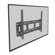 Mount-IT - Mount-It! TV Mount Heavy Duty Super Strength Up to 80 In up to 175 lbs Tilt Integrated Level High Strength Steel Openings for Cable Management - Black