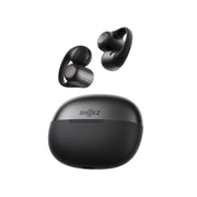 Shokz - Shokz OpenDots 2 BLACK True Wireless Earbuds Clip On Nickel Titanium Ultra Lightweight Premium Dolby Audio Triple Mic - IP57 Water Resistant - Wireless Charge Case 40hr Playtime