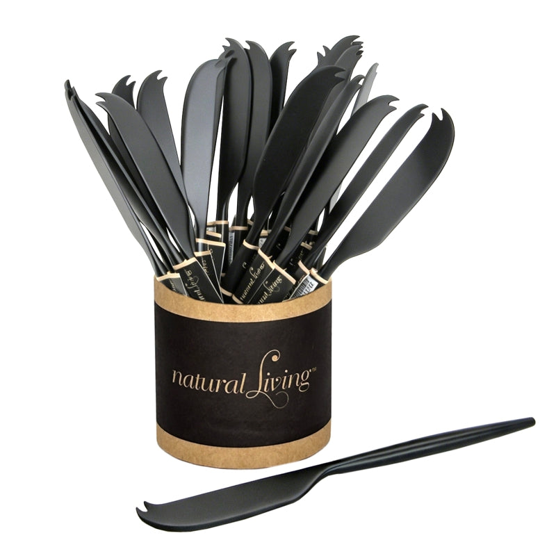 Natural Living - Black Appetizer Knives - 24 pc CDU