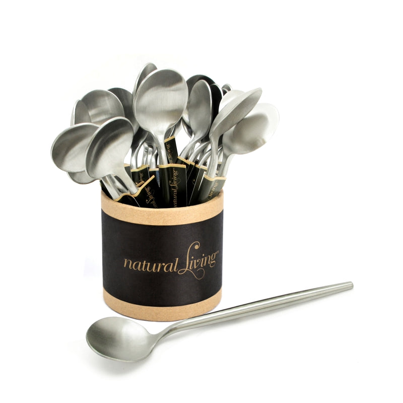 Natural Living - Stainless Appetizer Spoons - 24 pc CDU
