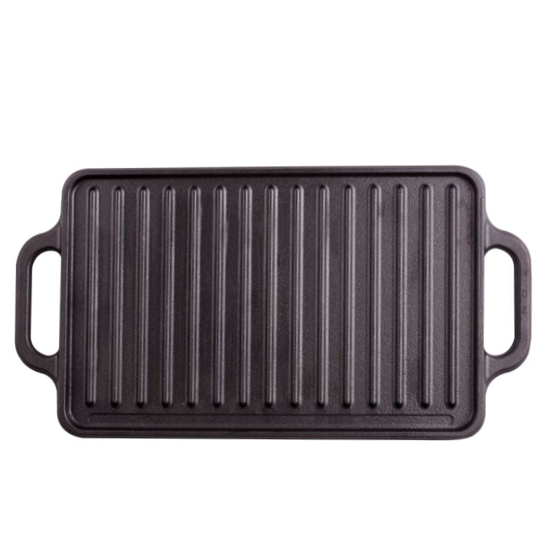 Victoria - Reversible Cast Iron Griddle - 33 x 21 cm