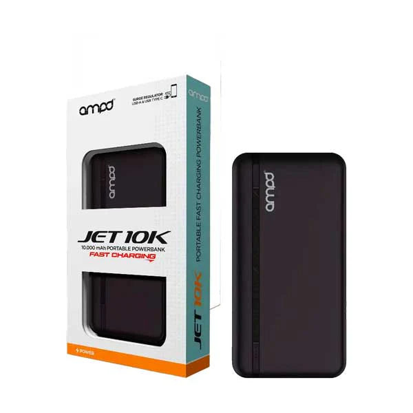 AMPD - Powerbank 10000 mAh Jet Series - Black