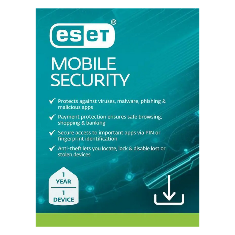 Eset - Mobile Security for Android 1-Device 1-Year Large PKC BIL