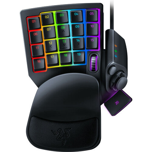 Razer - Gaming Keypad Wired Tartarus Pro Analog Optical Switches 32 Programmable Keys Chroma RGB - Black