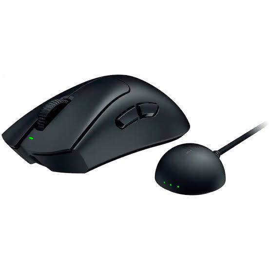 Razer - Gaming Mouse Wireless DeathAdder V4 Pro Ultra Lightweight Ergonomic Esports Focus Pro 45K Optical Sensor HyperSpeed Wireless Gen-2 - Black