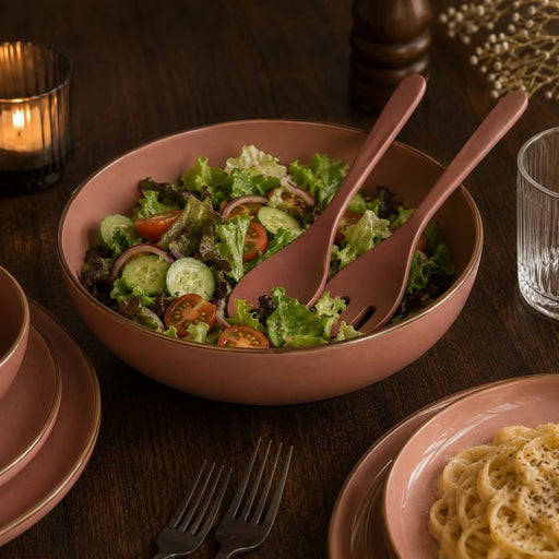Brilliant - rPET Collection, Club Rose Salad Server Set