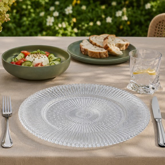Brilliant - Soleil Glass Charger Plate 33 cm, Set of 4