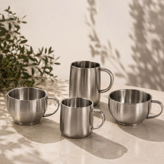 Brilliant - Stay Hot Stainless Steel Double Wall Esspresso Mug 80 ml