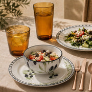 Brilliant - Olivio Bleu 12 Piece Dinnerware Set, Service for 4