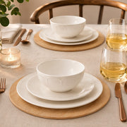 Brilliant - Natural Wood Charger Plate 33 cm, Set of 4