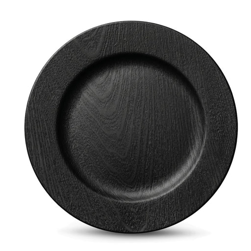 Brilliant - Black Wood Charger Plate 33 cm, Set of 4