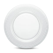 Brilliant - Hammered Rimmed Acrylic Charger Plate 33 cm, Set of 4
