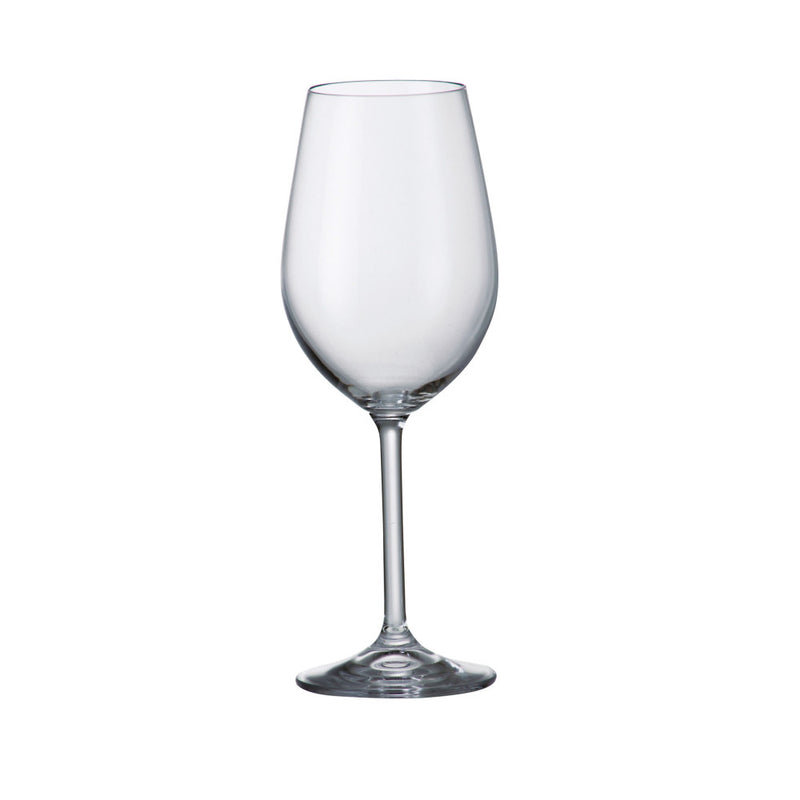 Crystalite Bohemia - Gastro/Colibri White/Red Stemmed Wine Glass 350 ml Set of 6