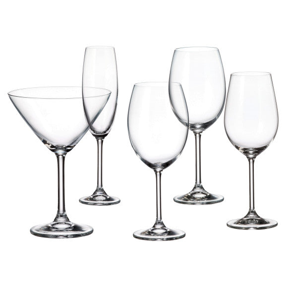 Crystalite Bohemia - Gastro/Colibri Champagne Flute Stemmed Glass 220 ml, Set of 6