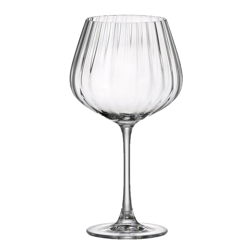 Crystalite Bohemia - Columba Optic Universal Stemmed Wine Glass 640 ml, Set of 6