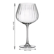 Crystalite Bohemia - Columba Optic Universal Stemmed Wine Glass 640 ml, Set of 6