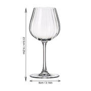 Crystalite Bohemia - Columba Optic Universal Stemmed Wine Glass 400 ml, Set of 6